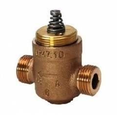 Клапан регулирующий, 2-ходовой, фланцевый, седельный KVS 0.63, DN 10, шток 2.5 VVP47.10-0.63S