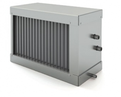 Водяной воздухоохладитель для прямоугольных каналов WLO 80-50